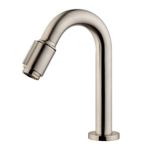 Victoria Luxus-Waschtischarmatur 1/2'' aus gebürstetem Stahl