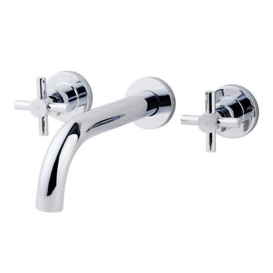 Wiesbaden Cross 2-Tasten-Unterputz-Waschtischbatterie, Chrom