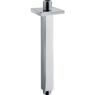 Wiesbaden Rombo Duscharm quadratisch Deckenhalterung 20 cm, Chrom