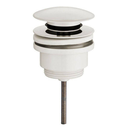 Caral Push-Open Ablaufganitur, mattweiß