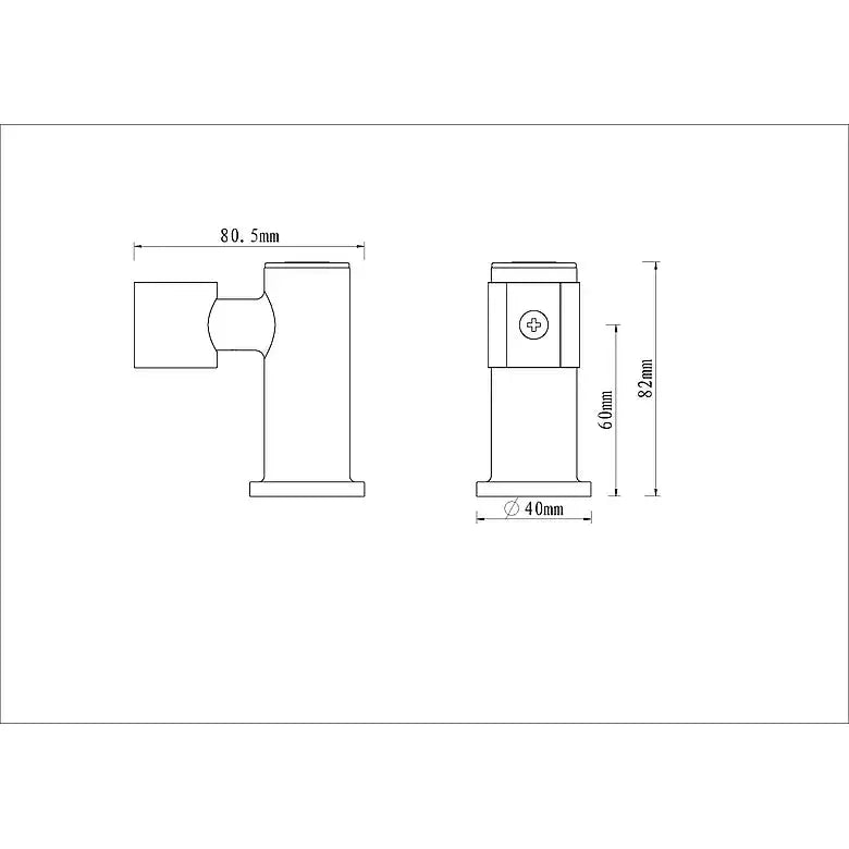 Caral Handbrausehalter mit kippbarer Aufkantung Gunmetal