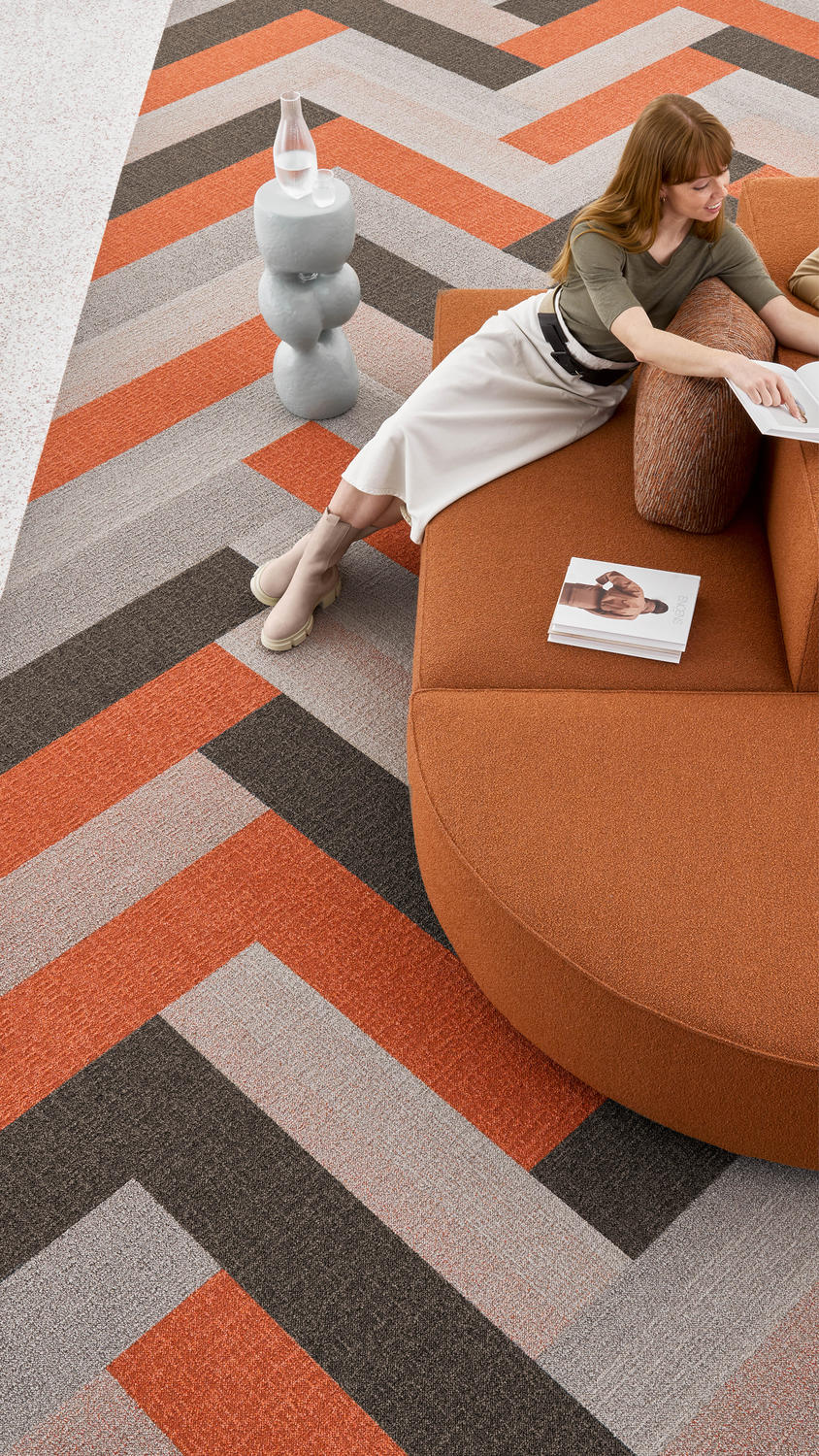 Tarkett Klebevinyl, Terrazzo Classical-Terracotta 33,33 x 66,66 cm