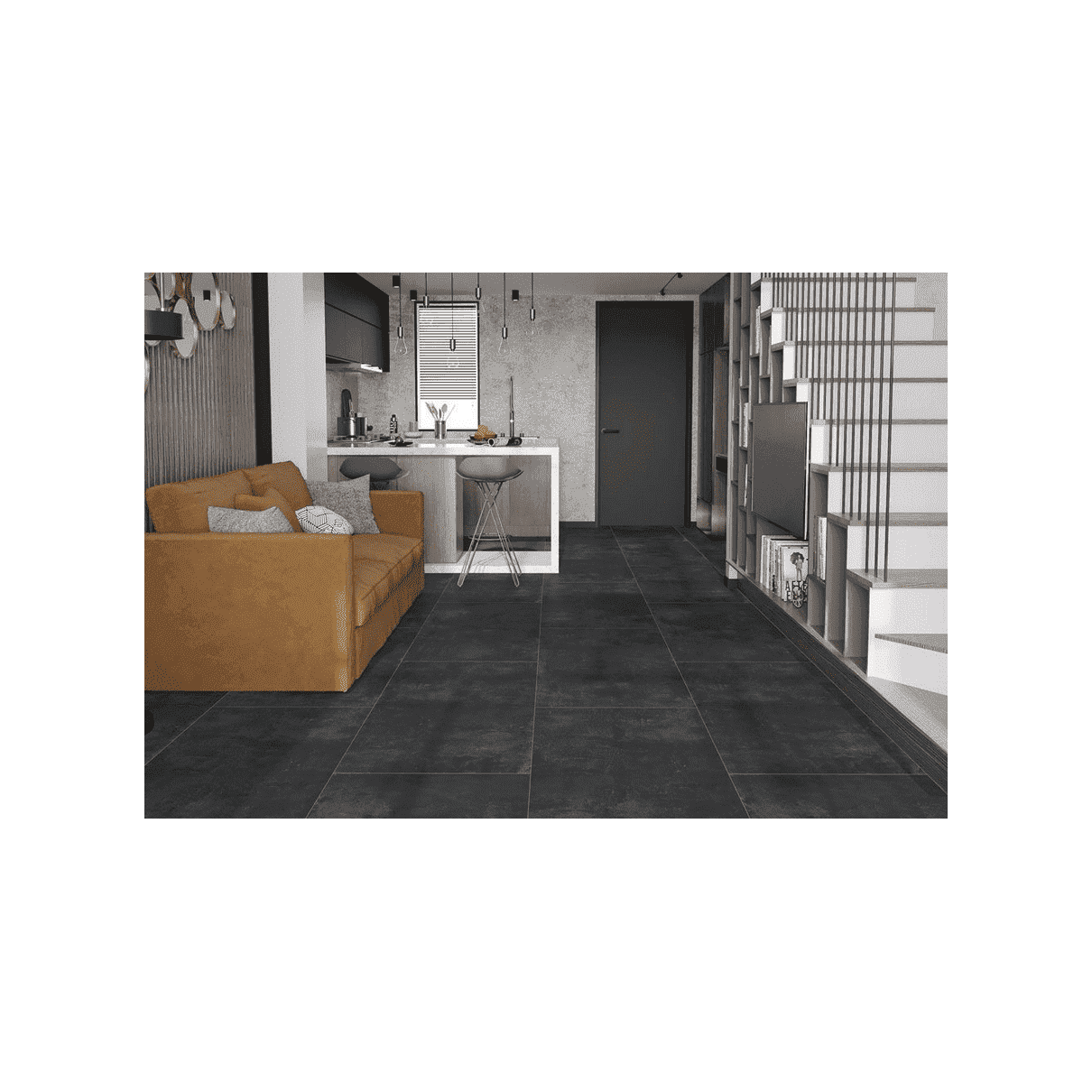 Stark Graphite matt 60x120 cm