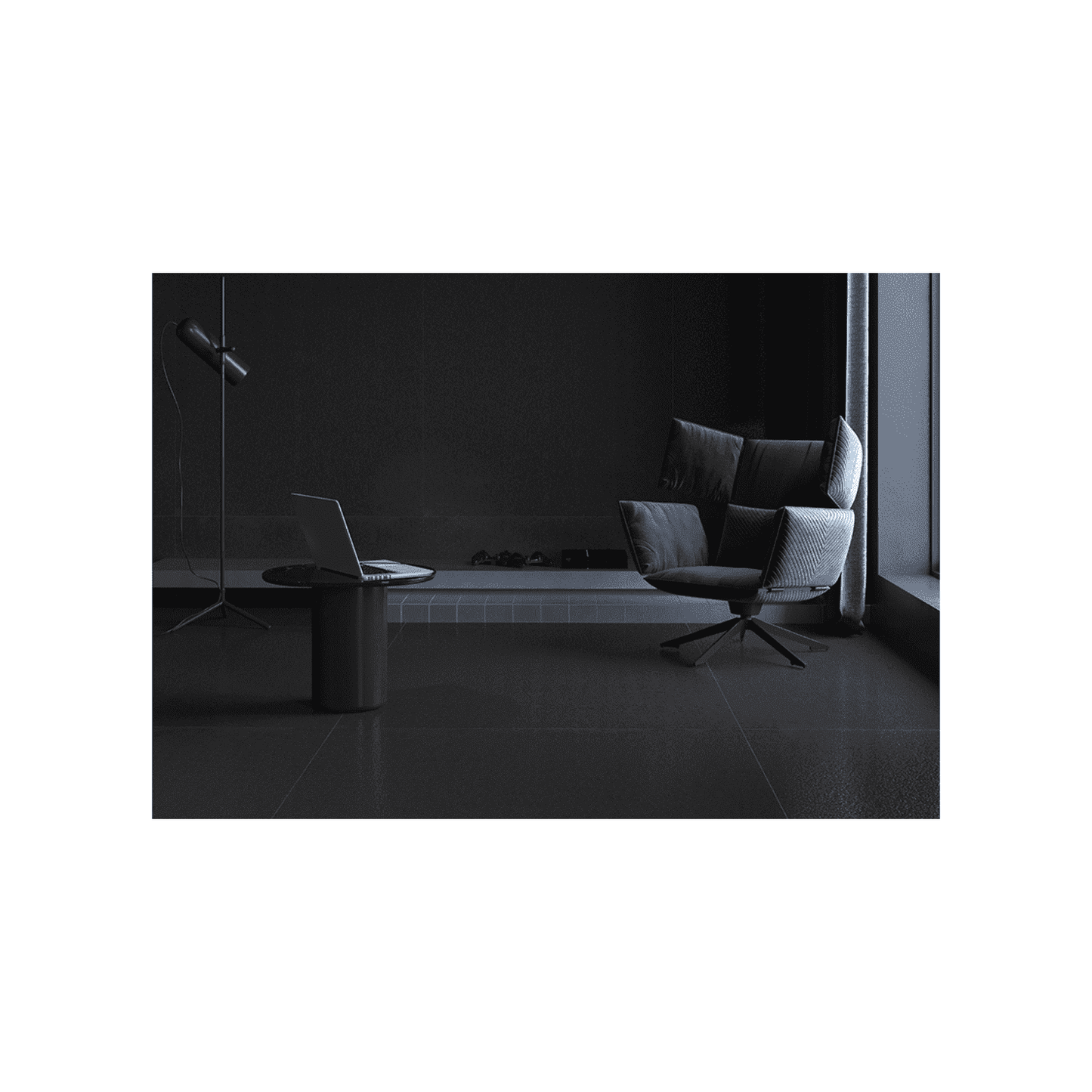 Star Black teilpoliert 60x120 cm