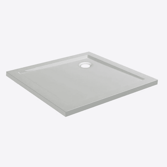 Wiesbaden Compo Duschwanne quadratisch Acryl 90x90x4 cm, weiß