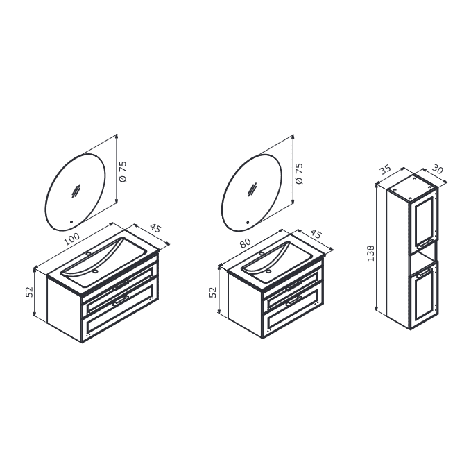 Limpo mit Schubladen