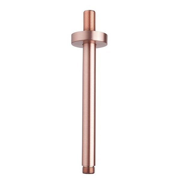 Caral Deckenbrausearm 20 cm aus gebürstetem Kupfer