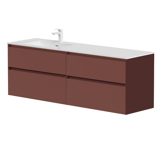 KAMĖ LOFT Waschtischunterschrank mit CORIAN – Variante 1