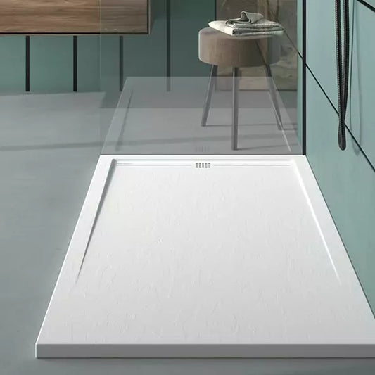 Mineralguss Duschwanne in 90er Breite mit Gelcoat - Stone Cach Line in Verschiedenen Farben und Größen