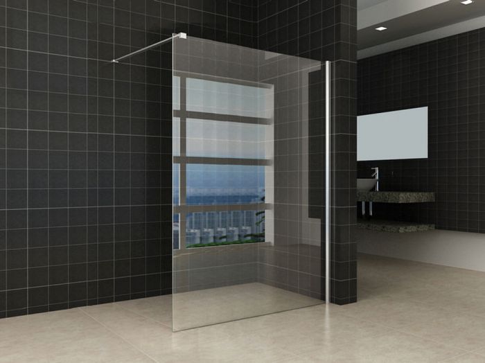 Komfort Walk-In Dusche 8mm Nano