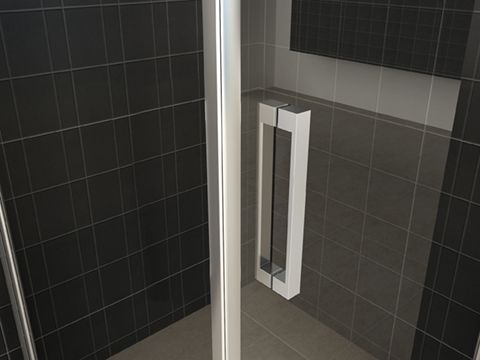Single Einzelduschkabine 8 mm Nano