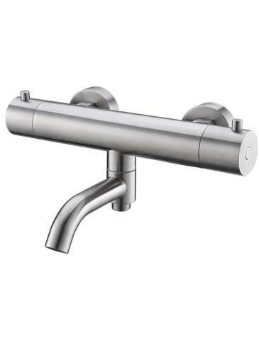 Rio Wannenthermostat mit Umstellauslauf aus Edelstahl