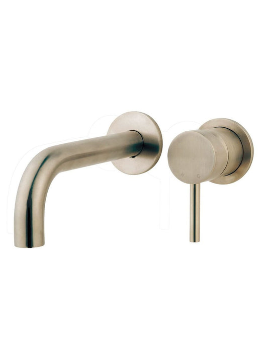 Caral Twenty Einhebel-Waschtisch-Fertigset Edelstahl gebürstet