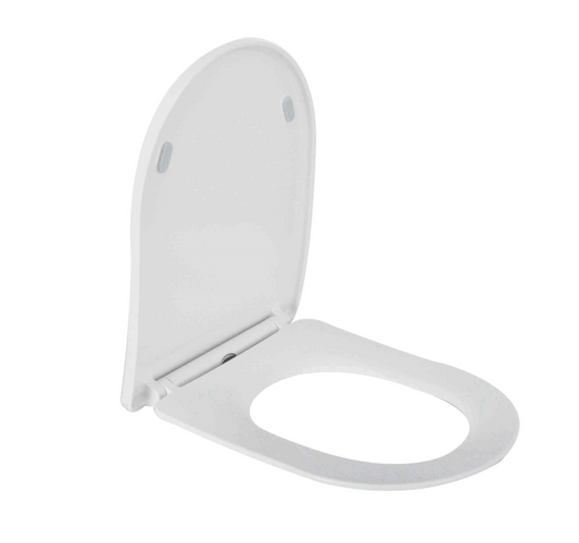 Slim WC-Sitz softclose glänzend weiß