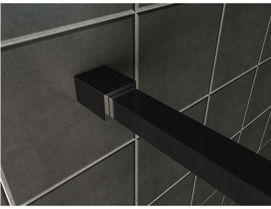 Slim Profilset mit Stabilisierungsstange 120 cm mattschwarz