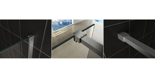 Slim Profilset mit Stabilisierungsstange 120 cm Edelstahl