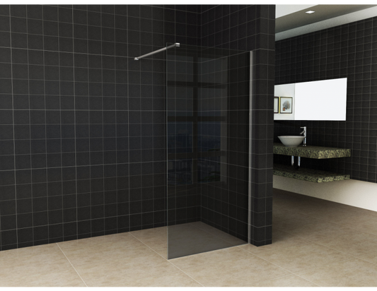 Slim Glasplatte Rauchglas 8mm NANO Ohne Profil