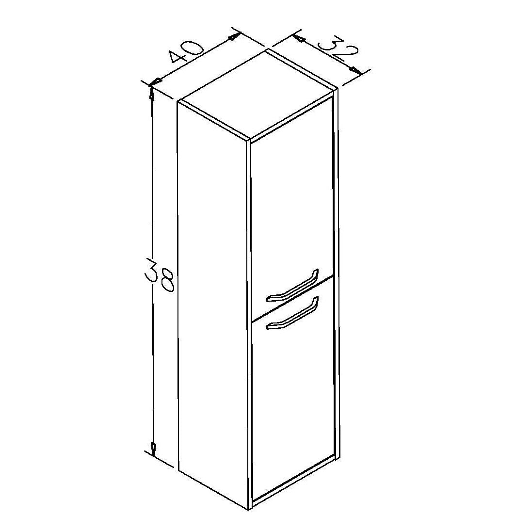 Heybeli Hochschrank