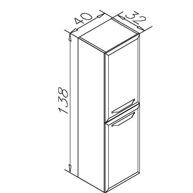 Nuvola Hochschrank