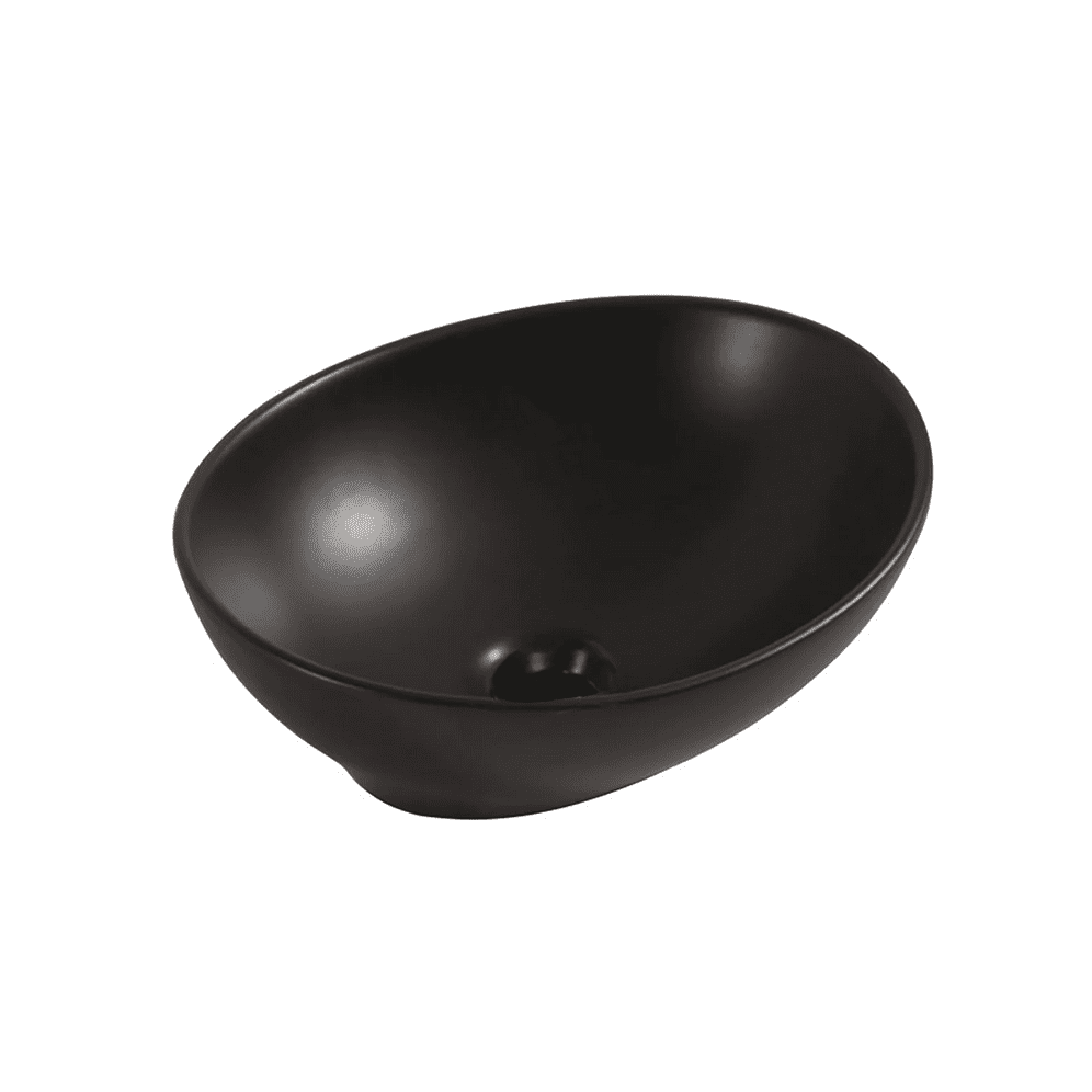 Barko Aufsatzwaschbecken oval 40x33x14,5 cm, Keramik