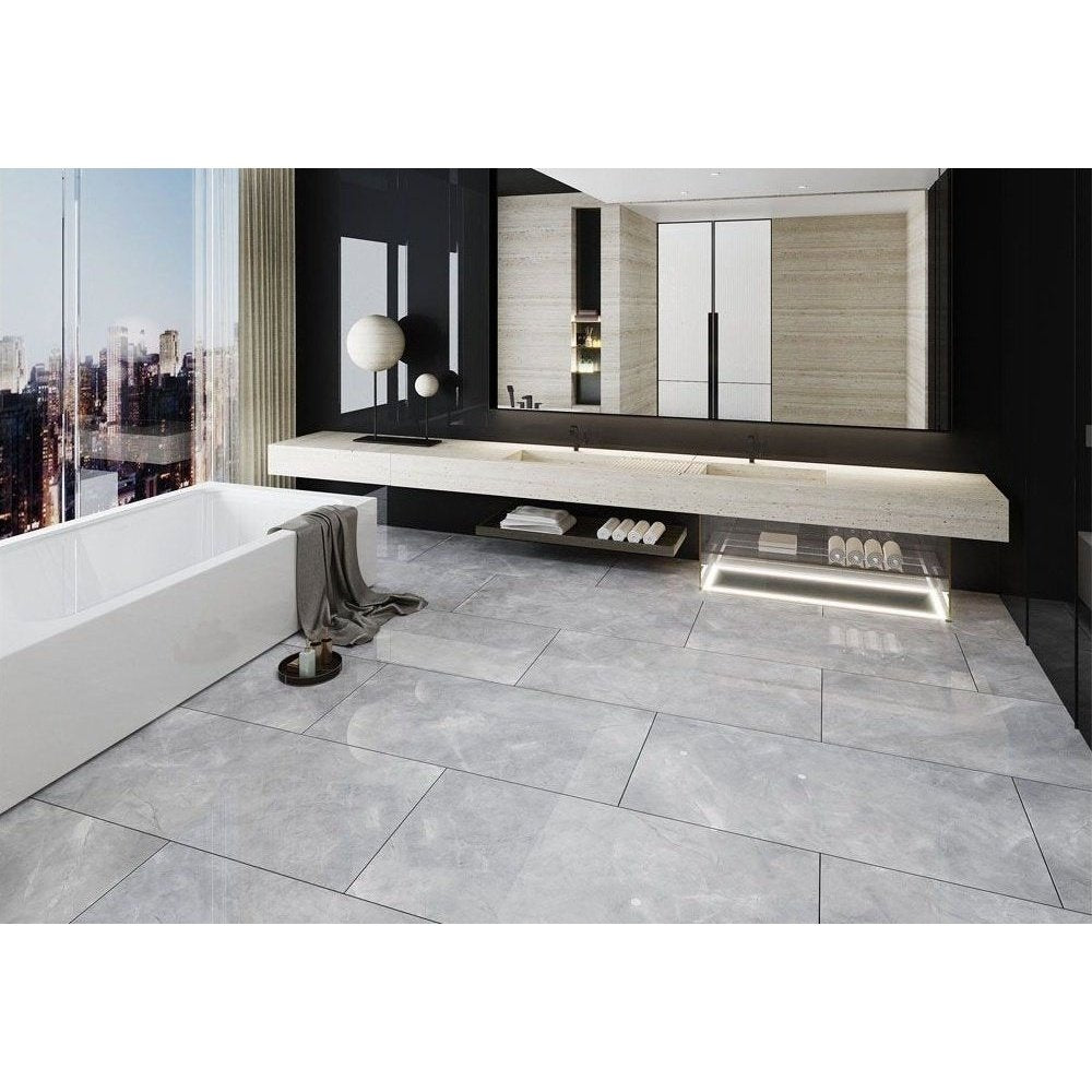 Pulpis grey glänzend 60x120 cm