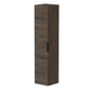 KAMĖ BIG Hochschrank – schwarze Griffe – Braune Eiche