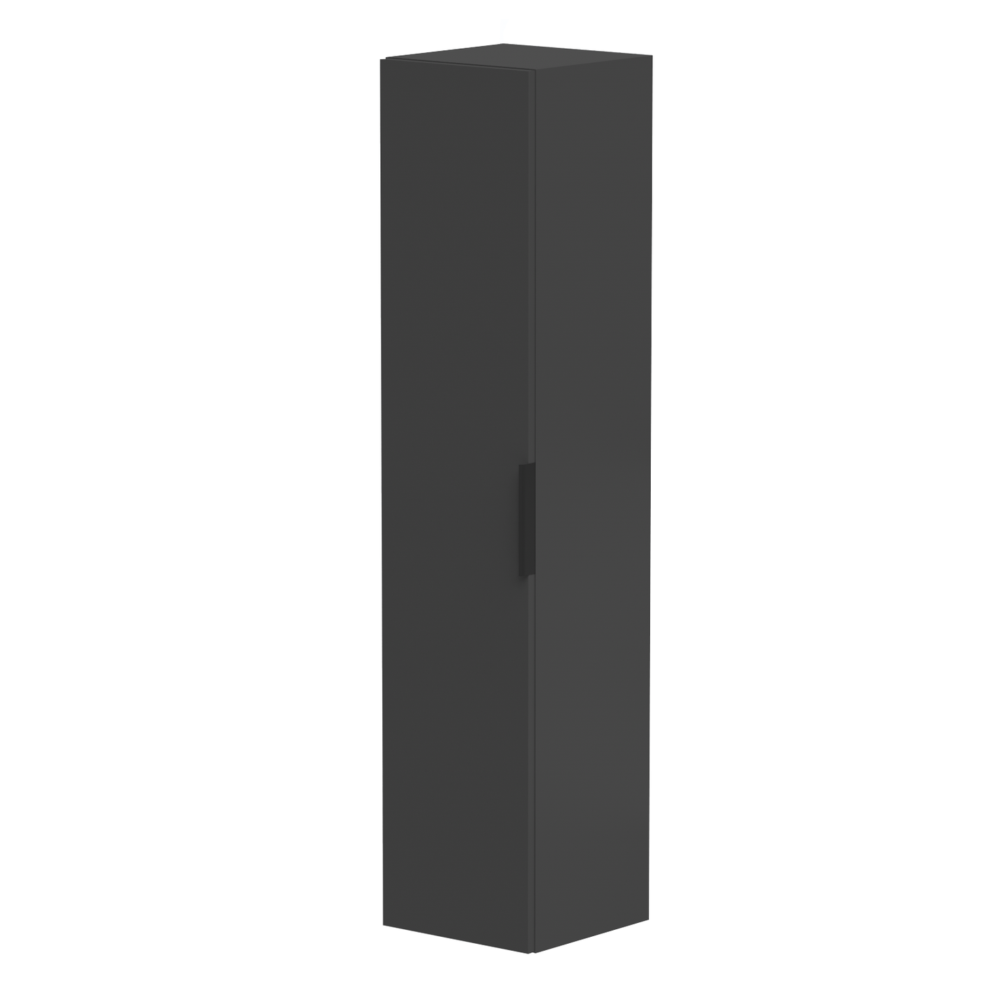 KAMĖ BIG Hochschrank – schwarze Griffe – Graphit