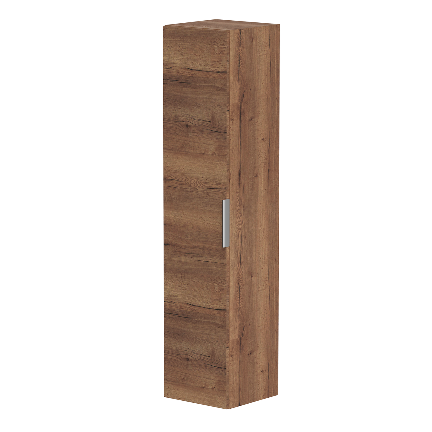 KAMĖ BIG Hochschrank – Chromgriffe – Tabakeiche