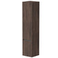 KAMĖ CITY Hochschrank – Aluminiumprofile – Braune Eiche