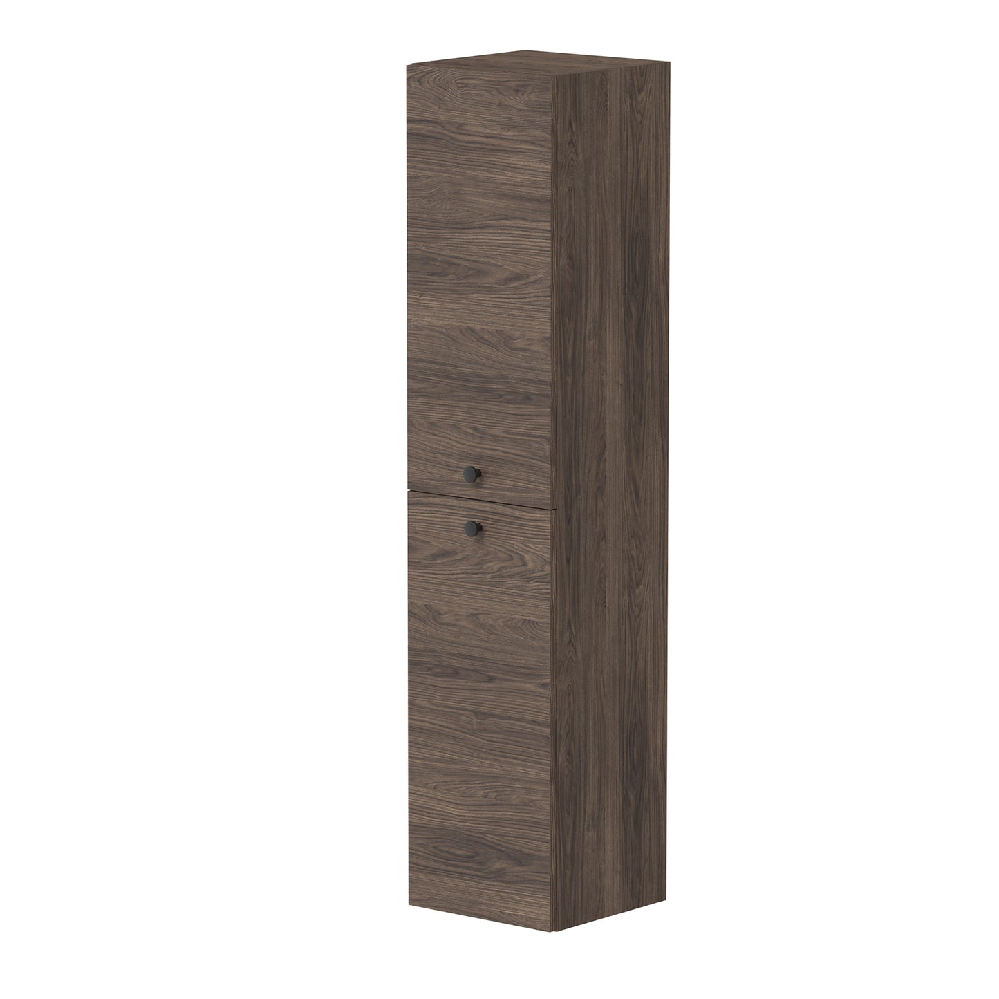 KAMĖ GAMA Hochschrank – schwarze Knopfgriffe