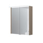 KAMĖ LOFT LED-Spiegelschrank – 2 Türen