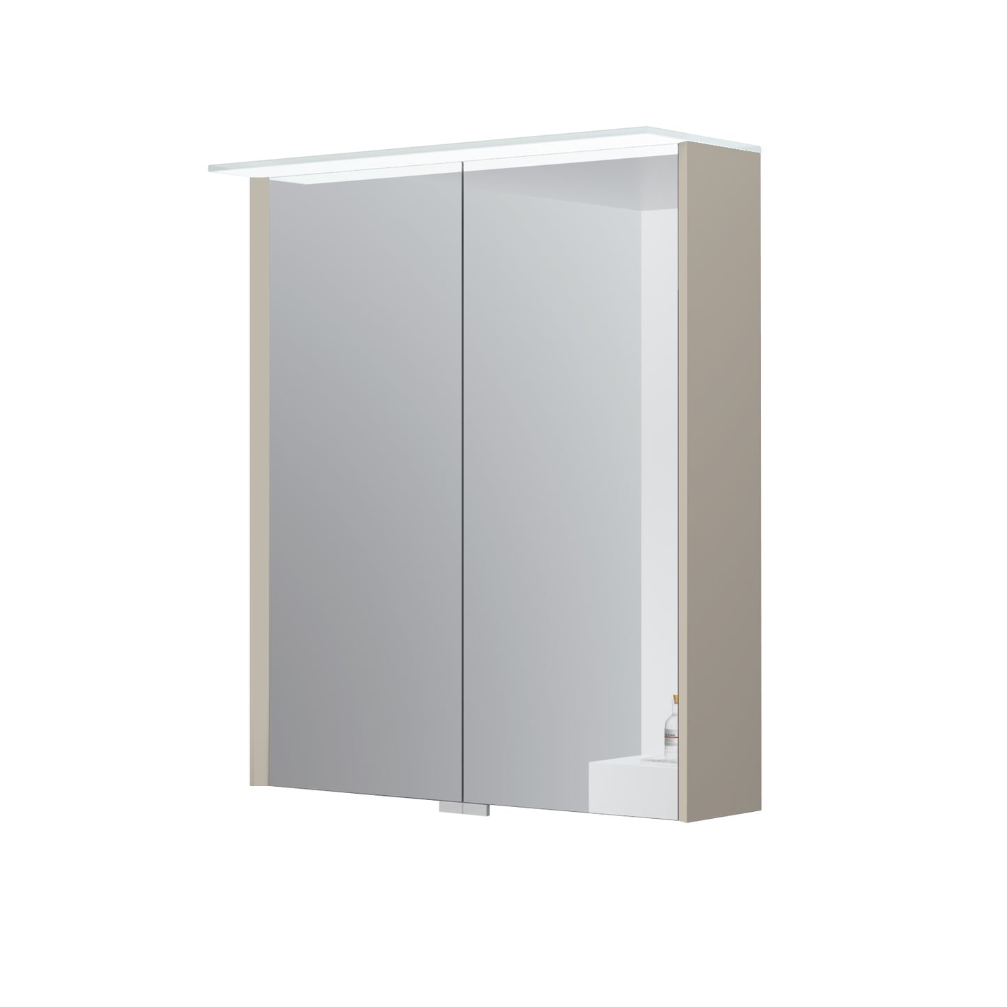 KAMĖ LOFT LED-Spiegelschrank – 2 Türen