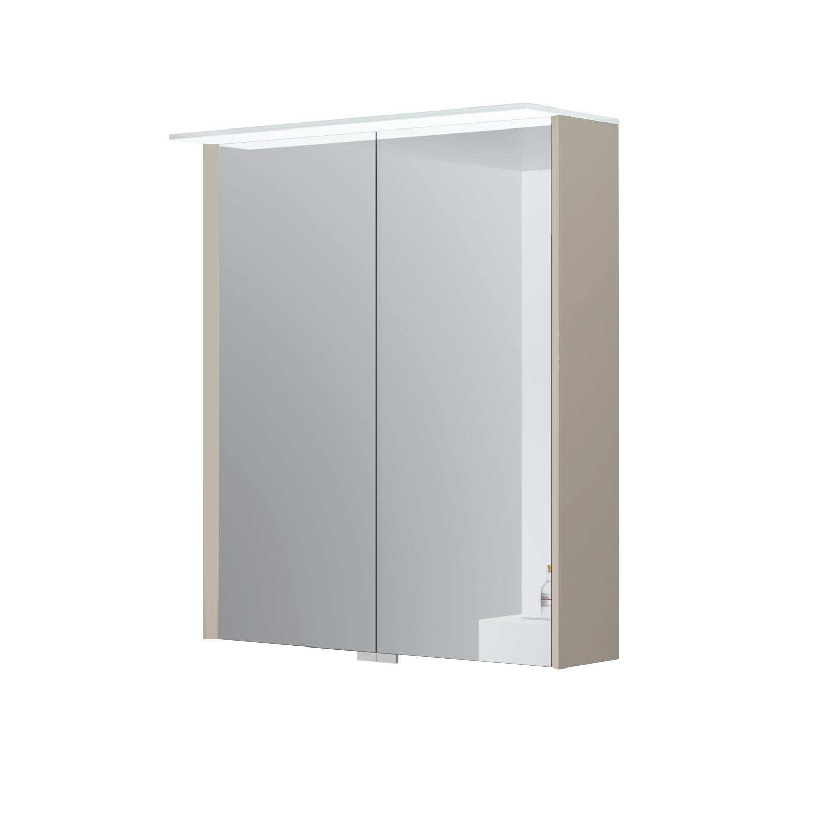 KAMĖ LOFT LED-Spiegelschrank – 2 Türen