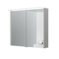 KAMĖ LOFT LED-Spiegelschrank – 2 Türen