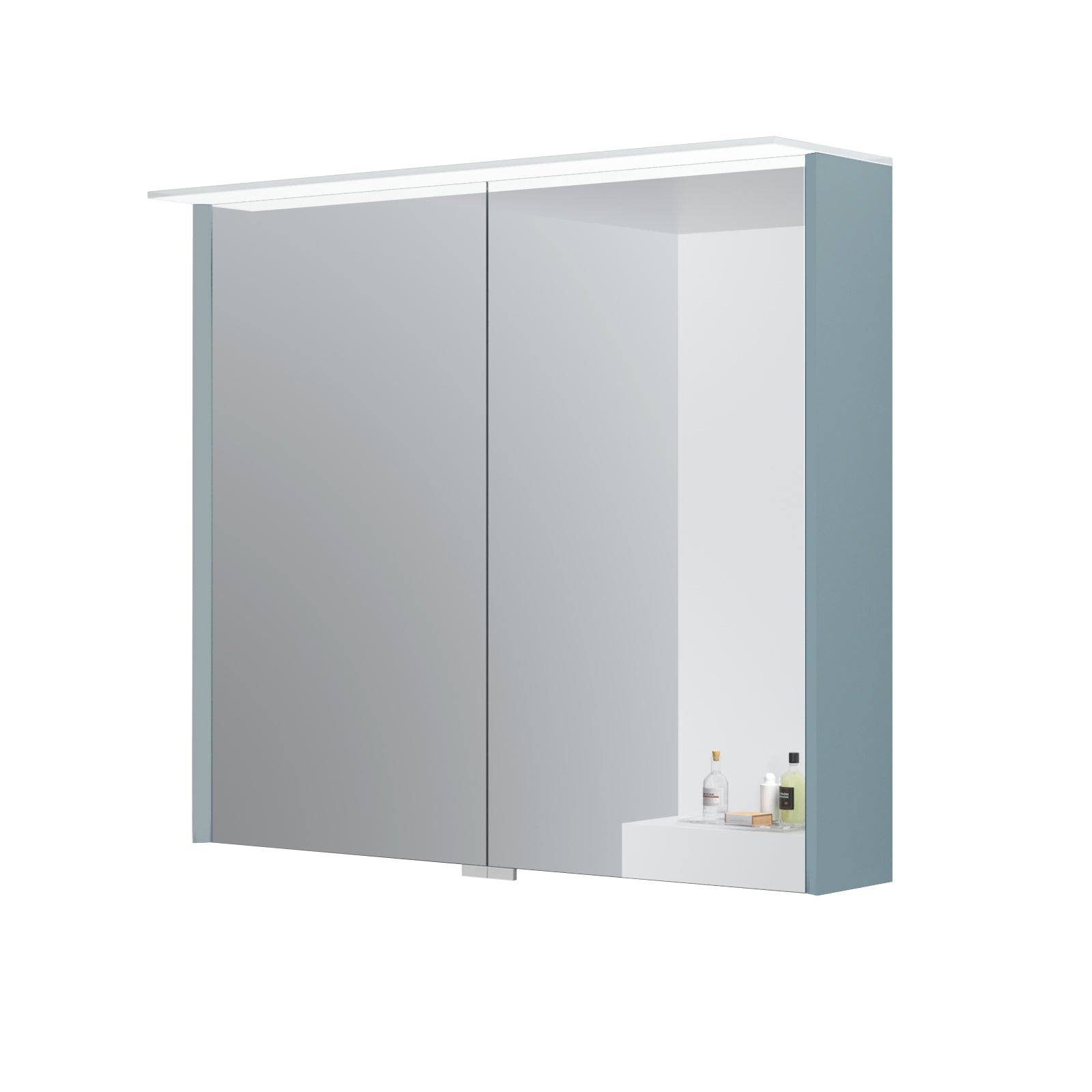 KAMĖ LOFT LED-Spiegelschrank – 2 Türen