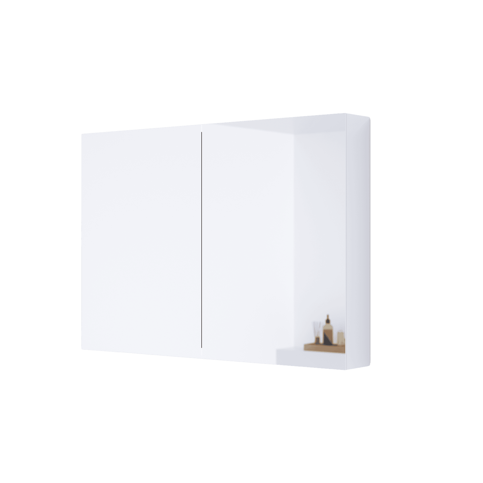 KAMĖ SOFTLIT LED-Spiegelschrank – 2 Türen