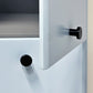 KAMĖ SOFT Hochschrank – schwarze Knopfgriffe