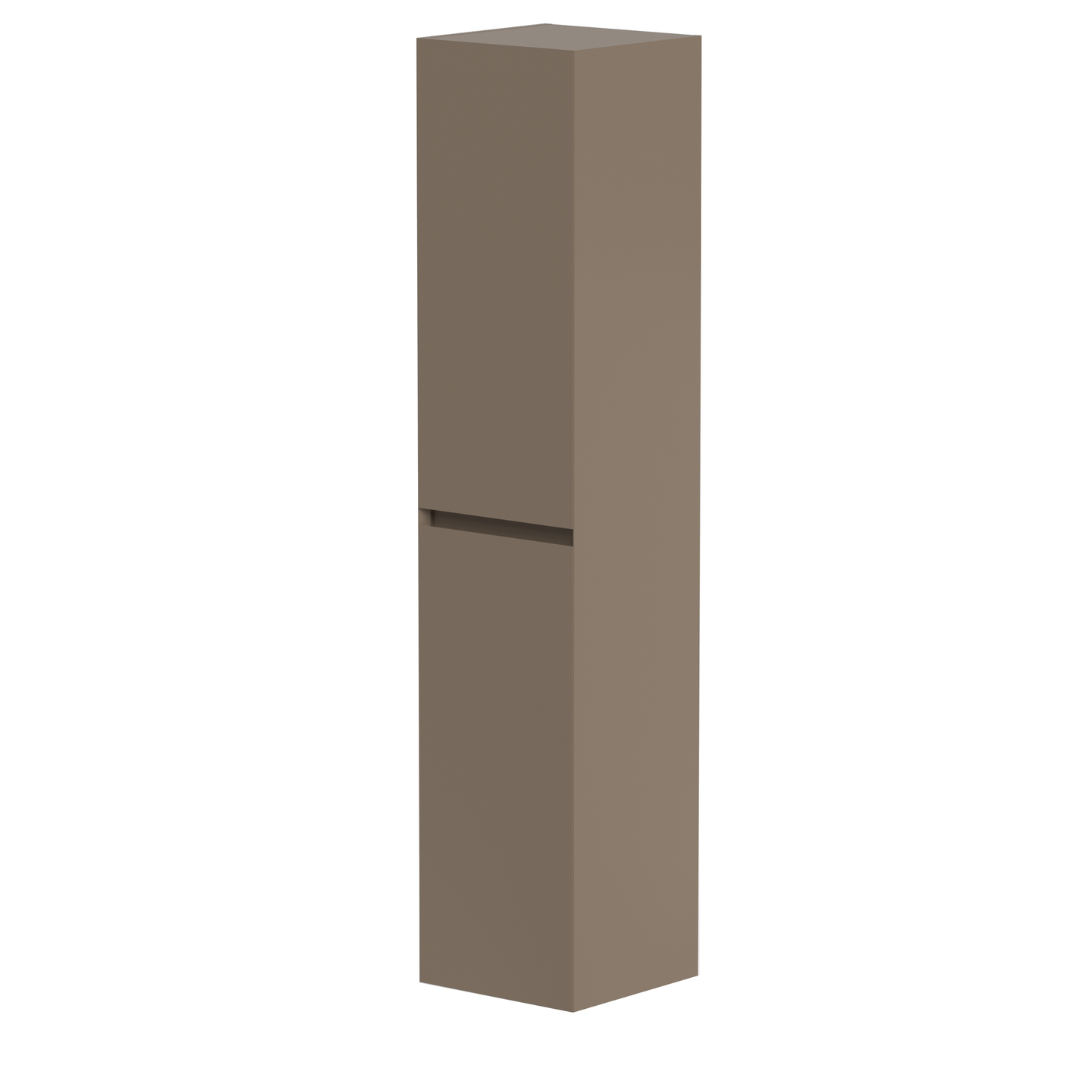 KAMĖ LOFT Hochschrank – Kakaobraun