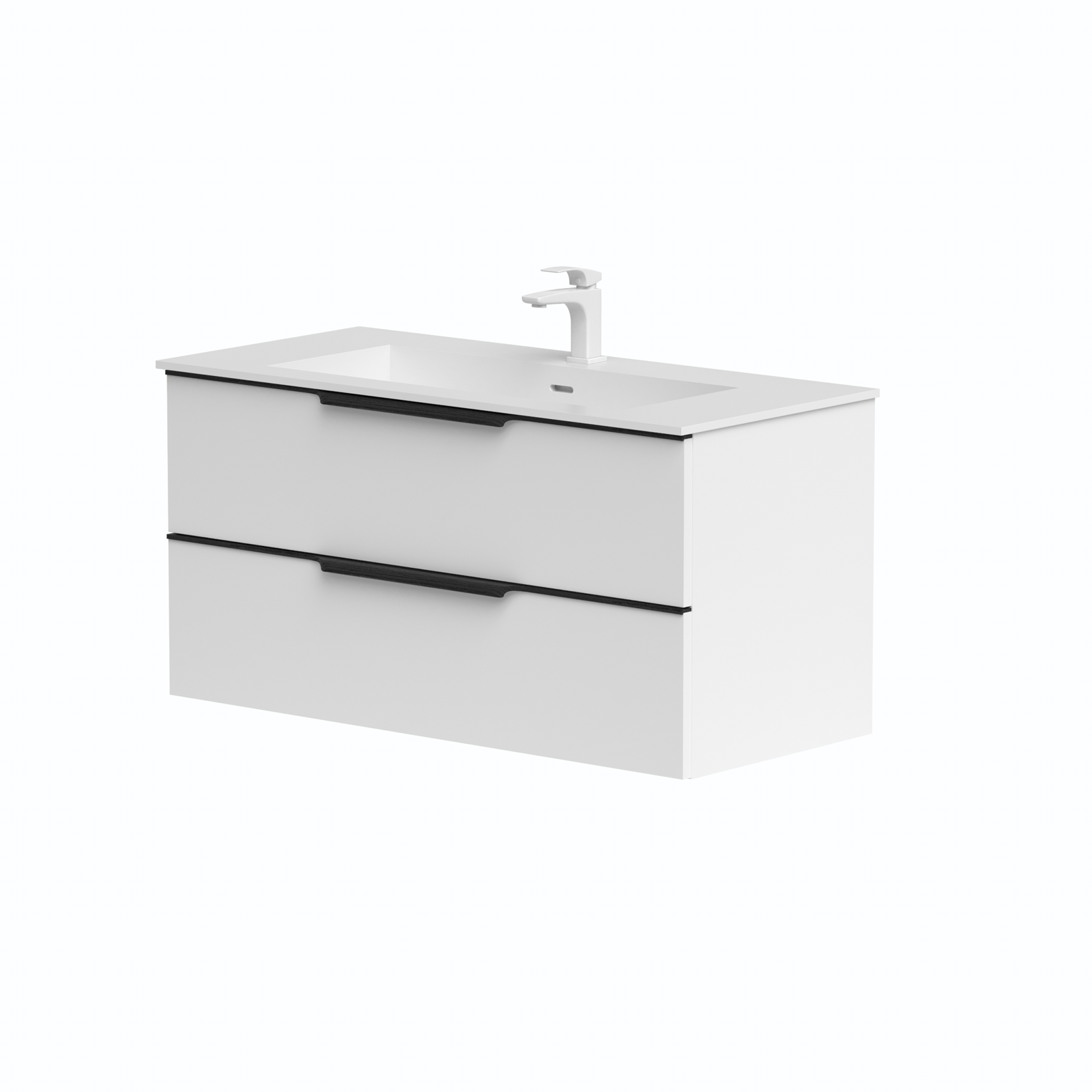 KAMĖ AMBER Waschtischunterschrank mit CORIAN – Variante 9