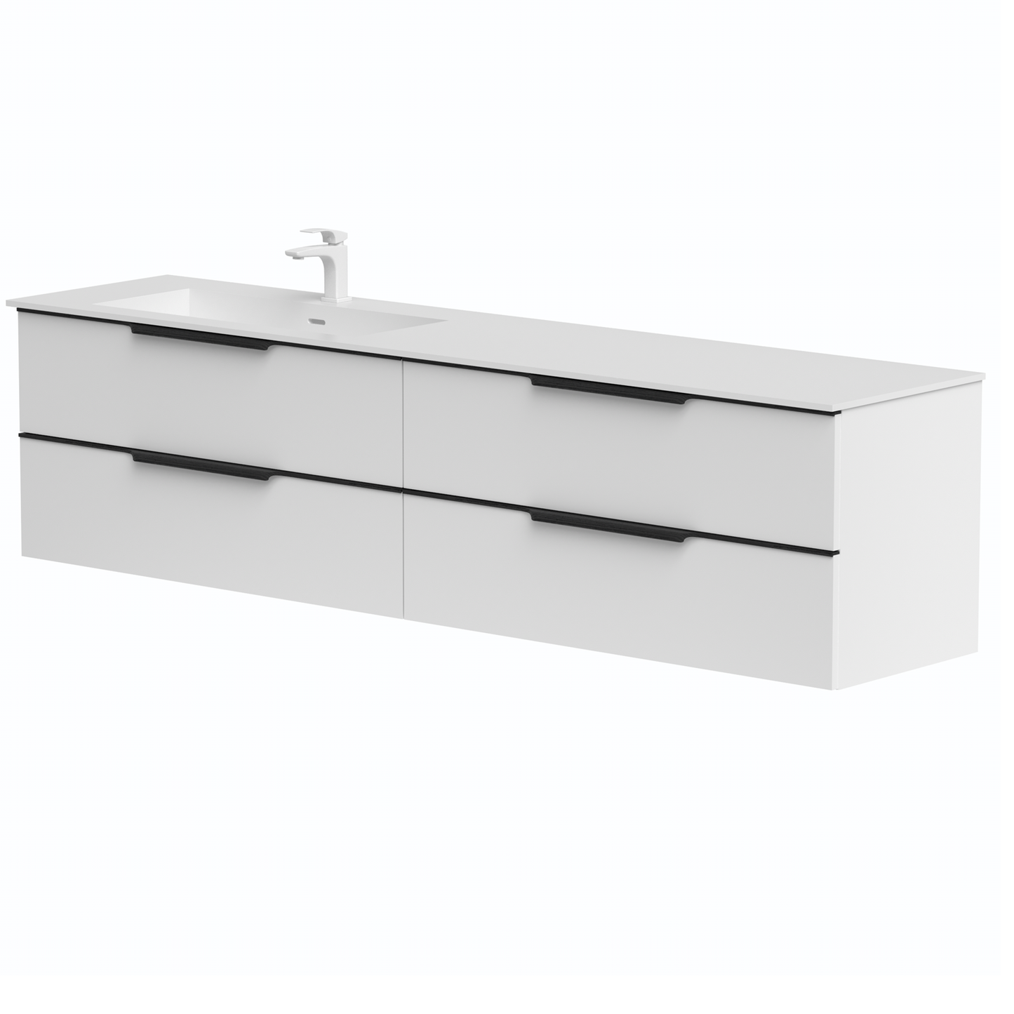 KAMĖ AMBER Waschtischunterschrank mit CORIAN – Variante 1
