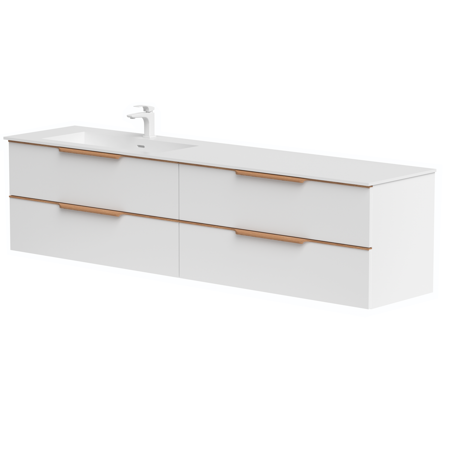 KAMĖ AMBER Waschtischunterschrank mit CORIAN – Variante 3