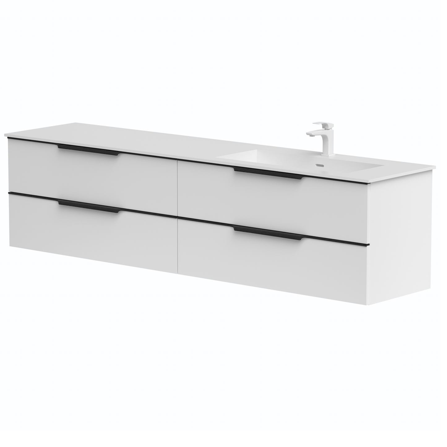 KAMĖ AMBER Waschtischunterschrank mit CORIAN – Variante 1