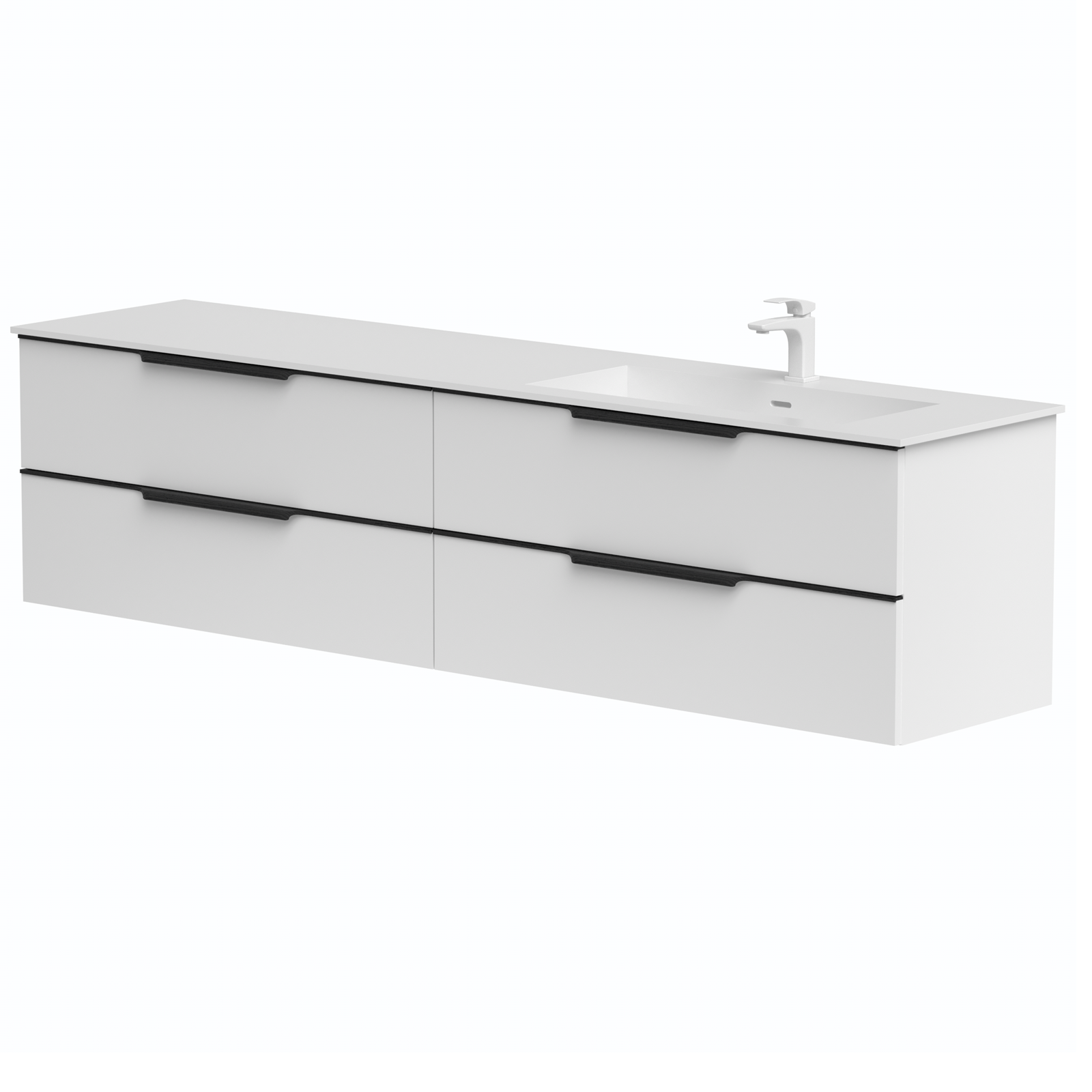 KAMĖ AMBER Waschtischunterschrank mit CORIAN – Variante 1
