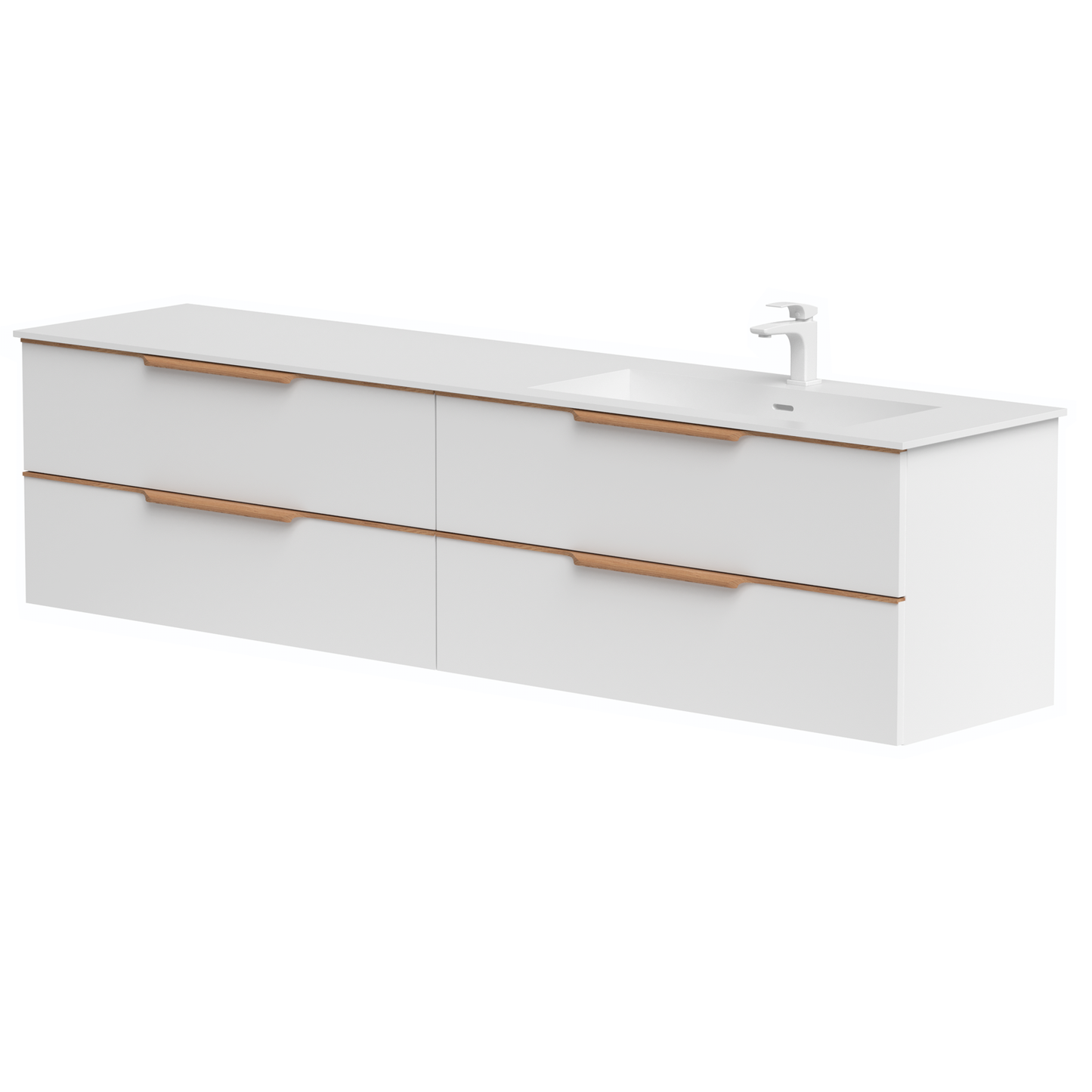 KAMĖ AMBER Waschtischunterschrank mit CORIAN – Variante 3