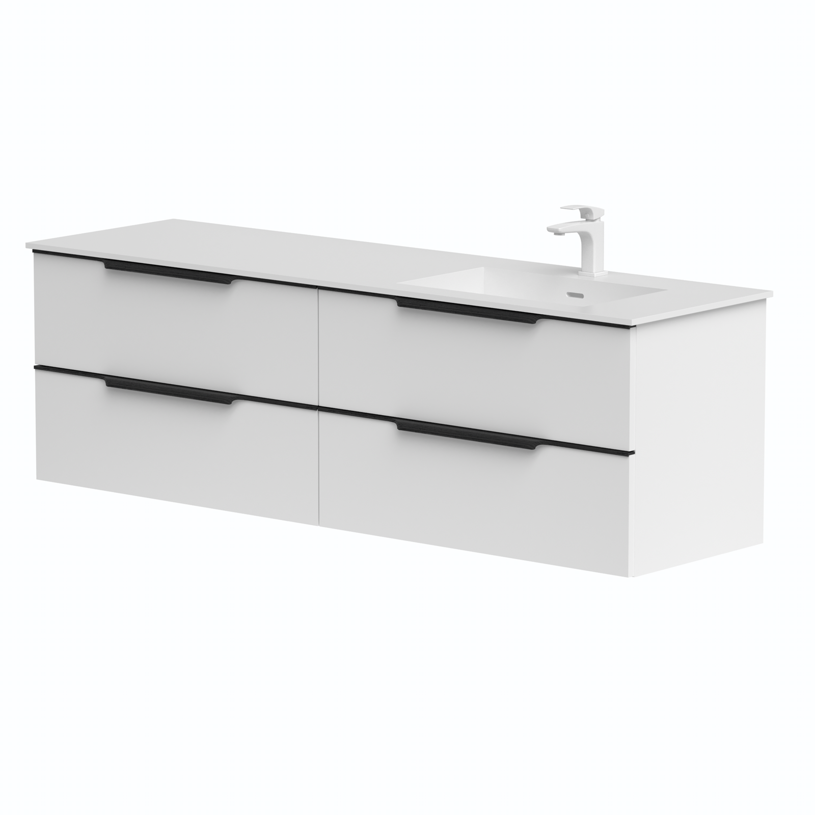 KAMĖ AMBER Waschtischunterschrank mit CORIAN – Variante 4