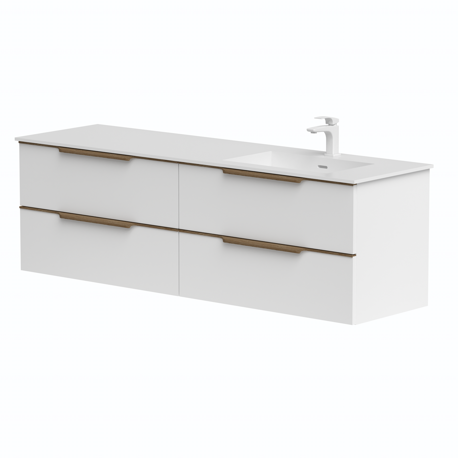 KAMĖ AMBER Waschtischunterschrank mit CORIAN – Variante 5