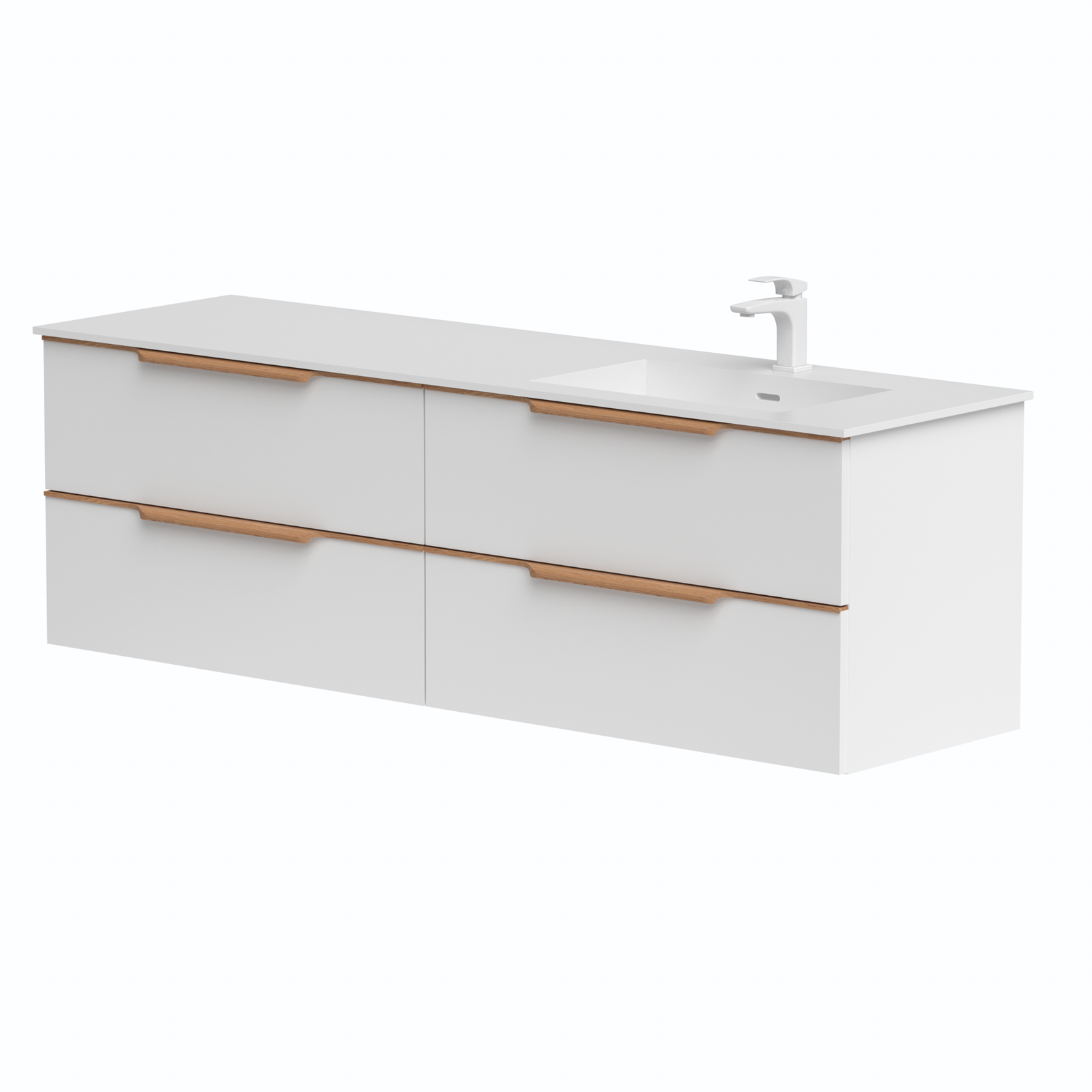 KAMĖ AMBER Waschtischunterschrank mit CORIAN – Variante 6