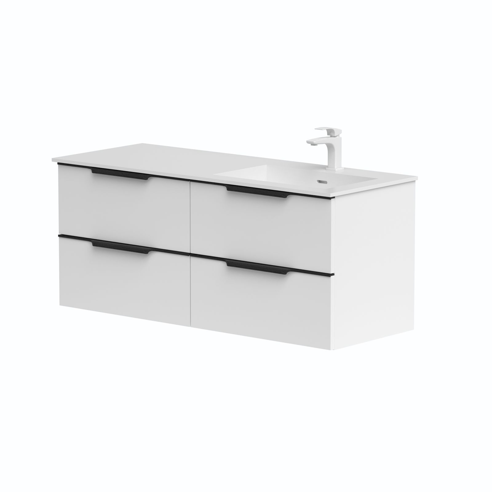 KAMĖ AMBER Waschtischunterschrank mit CORIAN – Variante 7