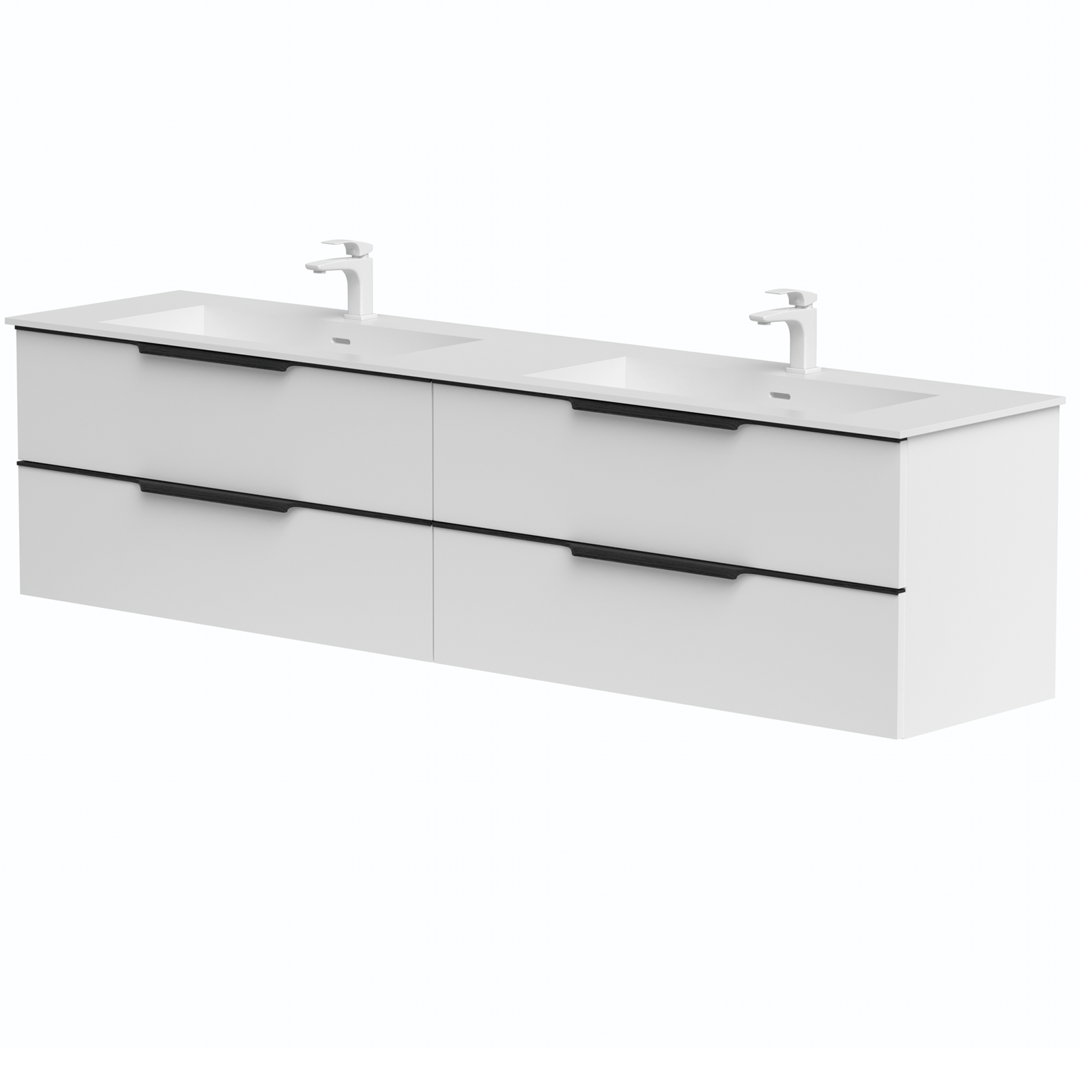KAMĖ AMBER Waschtischunterschrank mit CORIAN – Variante 1
