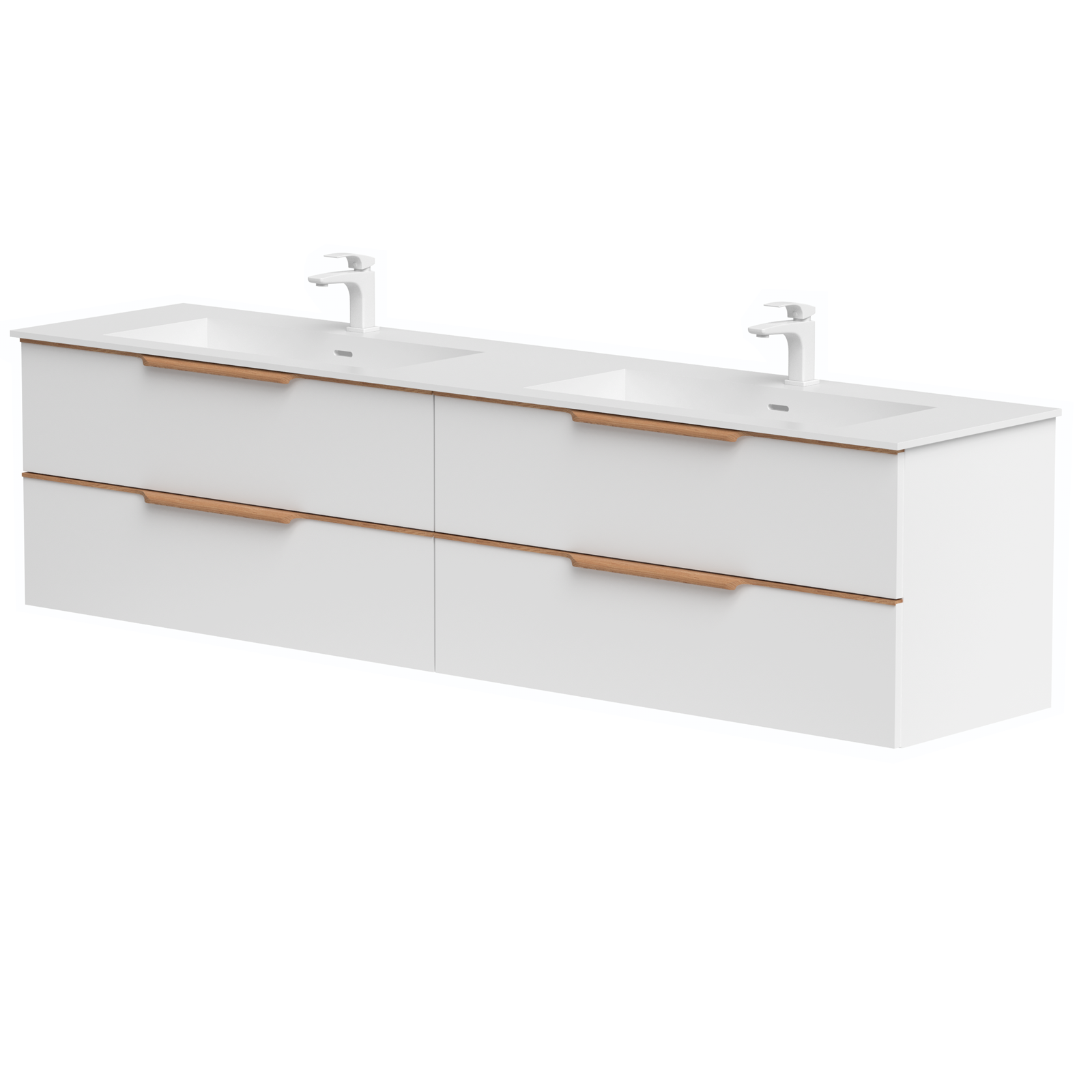 KAMĖ AMBER Waschtischunterschrank mit CORIAN – Variante 3